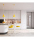 Nox 25cm Dome Wall Lamp Yellow 1x E27-2