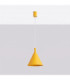 Nox 25cm Dome Wall Lamp Yellow 1x E27-3