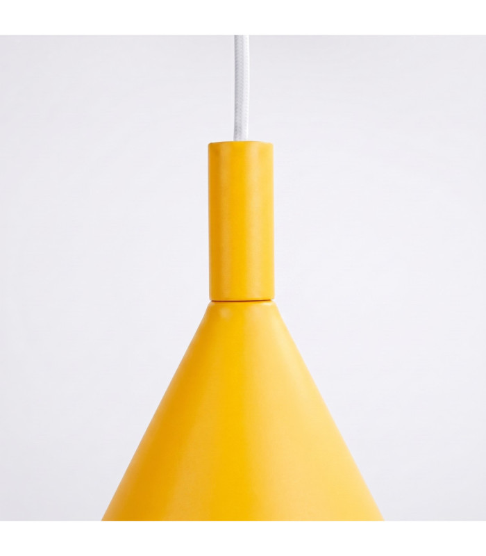 Nox 25cm Dome Wall Lamp Yellow 1x E27-7