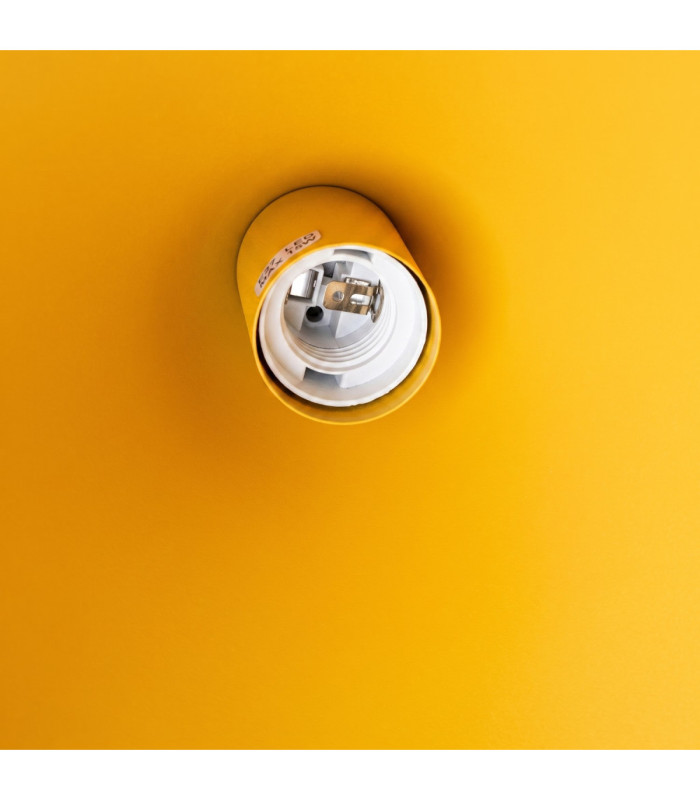 Nox 25cm Dome Wall Lamp Yellow 1x E27-8