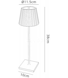 Table Lamp, 2.2W LED, 3000K, 188lm, IP54, Black - 2