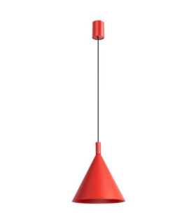 Nox 25cm Dome Wall Lamp Red 1x E27-1