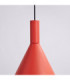 Nox 25cm Dome Wall Lamp Red 1x E27-7