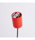 Nox 25cm Dome Wall Lamp Red 1x E27-9