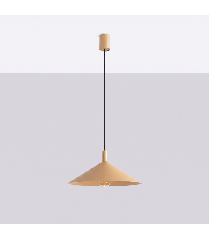 Nox 40cm Dome Wall Lamp Gold 1x E27-3