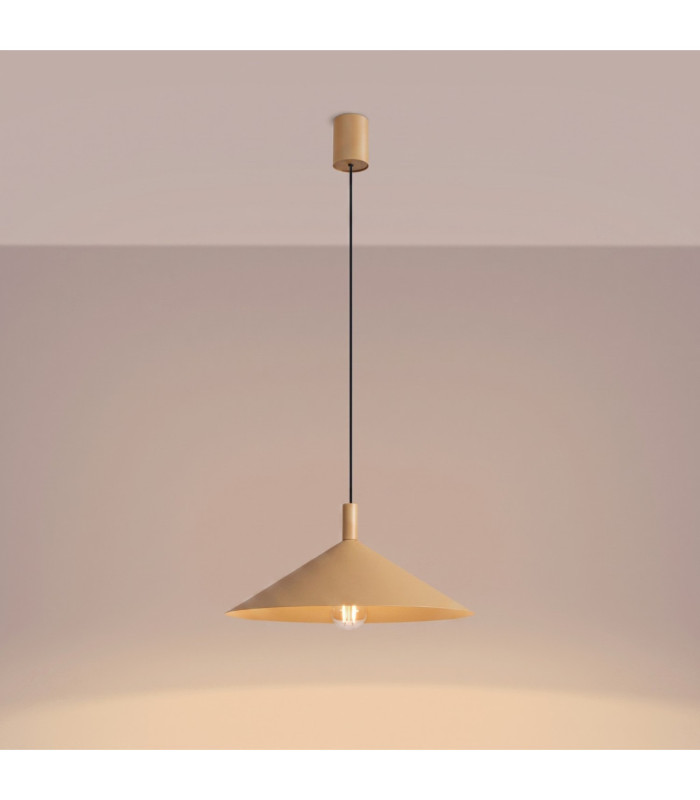 Nox 40cm Dome Wall Lamp Gold 1x E27-4
