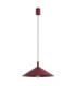 Nox 40cm Dome Wall Lamp Burgundy 1x E27-1
