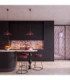 Nox 40cm Dome Wall Lamp Burgundy 1x E27-2