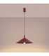 Nox 40cm Dome Wall Lamp Burgundy 1x E27-4