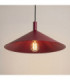 Nox 40cm Dome Wall Lamp Burgundy 1x E27-5