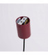 Nox 40cm Dome Wall Lamp Burgundy 1x E27-9