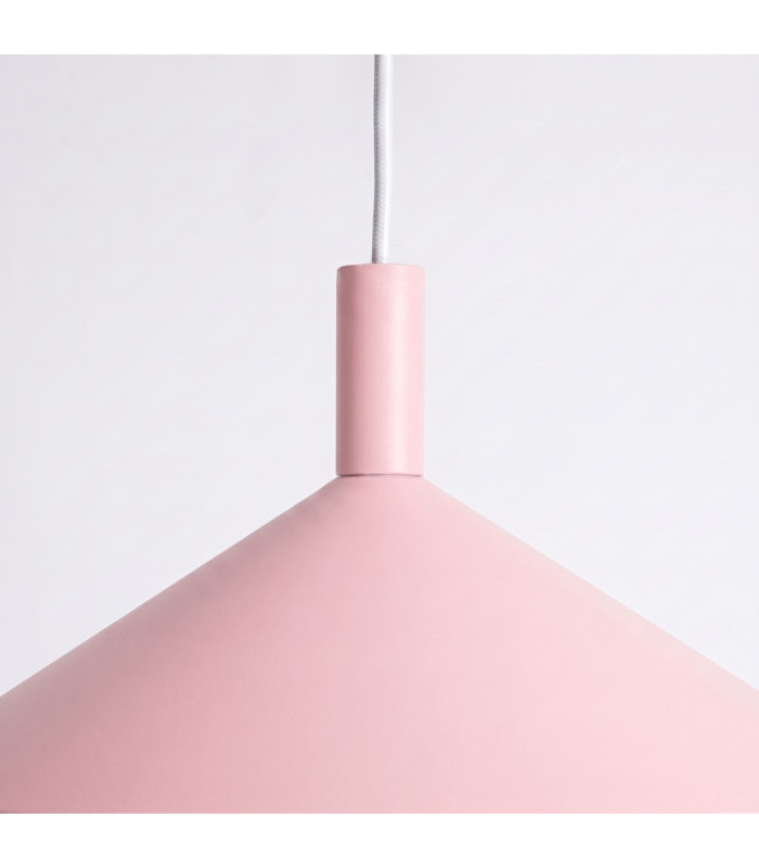 Nox 40cm Dome Wall Lamp Pink 1x E27-7