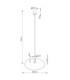 Nox 40cm Dome Wall Lamp Pink 1x E27-10