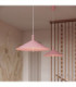 Nox 40cm Dome Wall Lamp Pink 1x E27-13