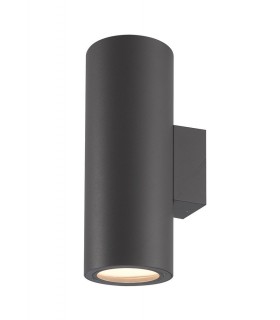 Wall Lamp, 2 x E27, IP54, Graphite - 1