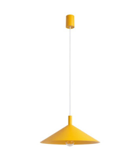 Nox 40cm Dome Wall Lamp Yellow 1x E27-1