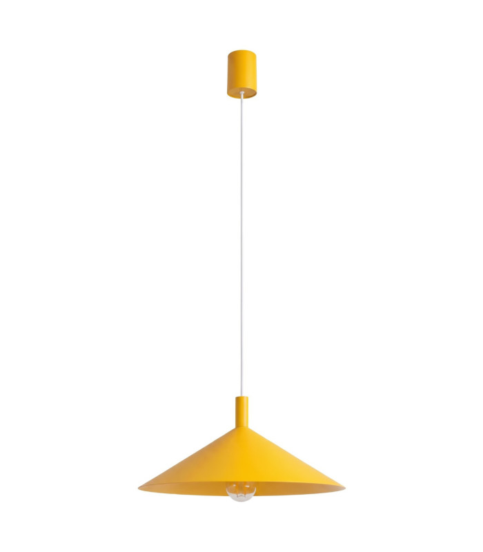 Nox 40cm Dome Wall Lamp Yellow 1x E27-1
