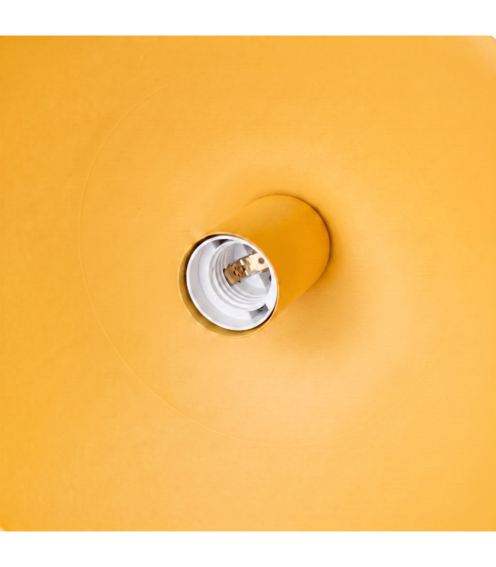 Nox 40cm Dome Wall Lamp Yellow 1x E27-8