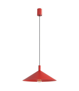 Nox 40cm Dome Wall Lamp Red 1x E27-1