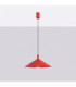 Nox 40cm Dome Wall Lamp Red 1x E27-3