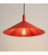 Nox 40cm Dome Wall Lamp Red 1x E27-5
