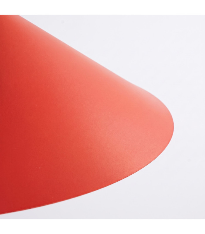Nox 40cm Dome Wall Lamp Red 1x E27-6