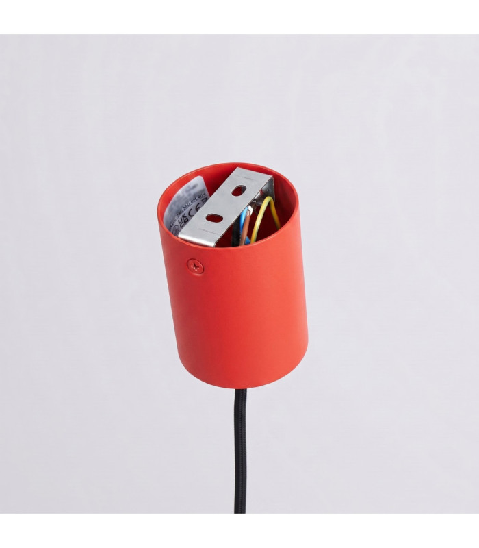 Nox 40cm Dome Wall Lamp Red 1x E27-9