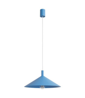 Nox 40cm Dome Wall Lamp Light Blue 1x E27-1