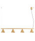 Nox Bar Pendant Ceiling Light Gold 4x E14-1