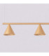 Nox Bar Pendant Ceiling Light Gold 4x E14-6