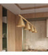 Nox Bar Pendant Ceiling Light Gold 4x E14-13