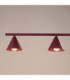 Nox Bar Pendant Ceiling Light Burgundy 4x E14-5