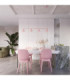 Nox Bar Pendant Ceiling Light Pink 4x E14-2