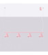 Nox Bar Pendant Ceiling Light Pink 4x E14-3