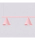 Nox Bar Pendant Ceiling Light Pink 4x E14-6