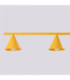 Nox Bar Pendant Ceiling Light Yellow 4x E14-6