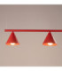 Nox Bar Pendant Ceiling Light Red 4x E14-5