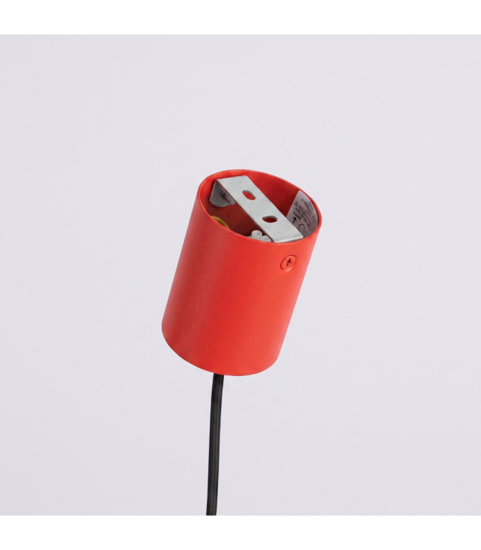 Nox Bar Pendant Ceiling Light Red 4x E14-9