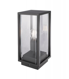 Pedestal Lamp, 1 x E27, IP54, Graphite - 1