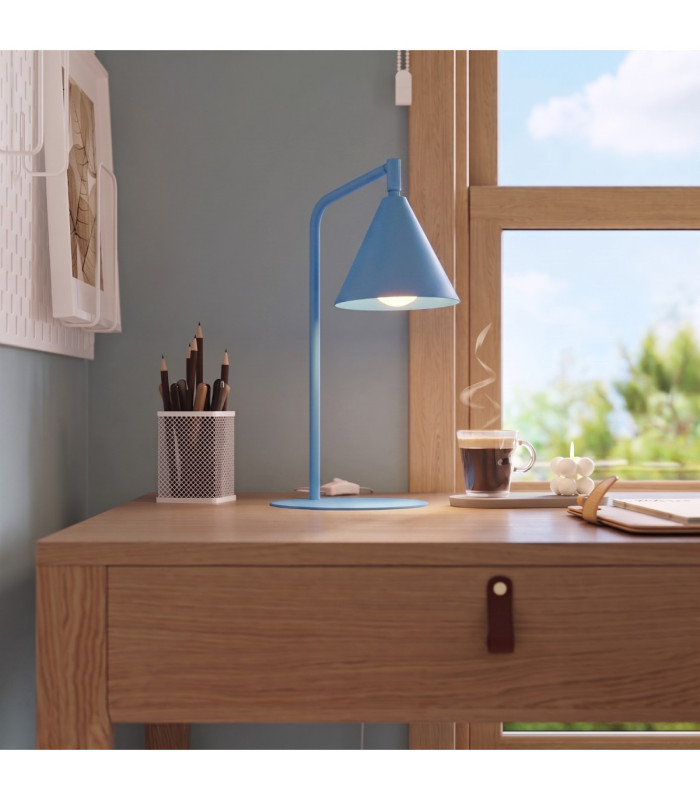 Nox Desk Task Lamp Light Blue 1x E14-13