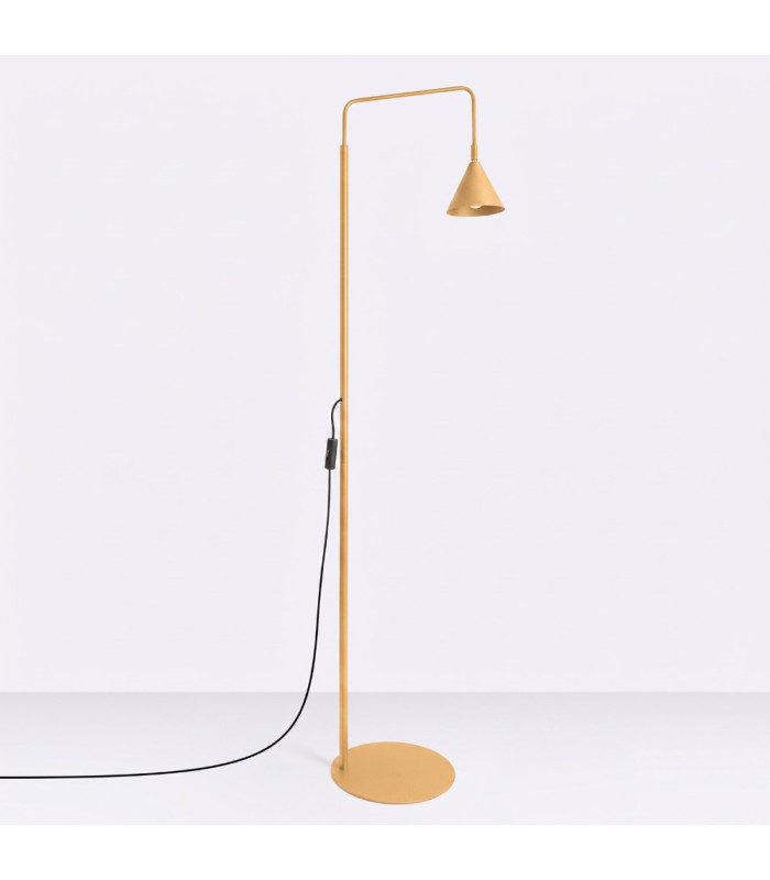 Nox Task Floor Lamp Gold 1x E14-3