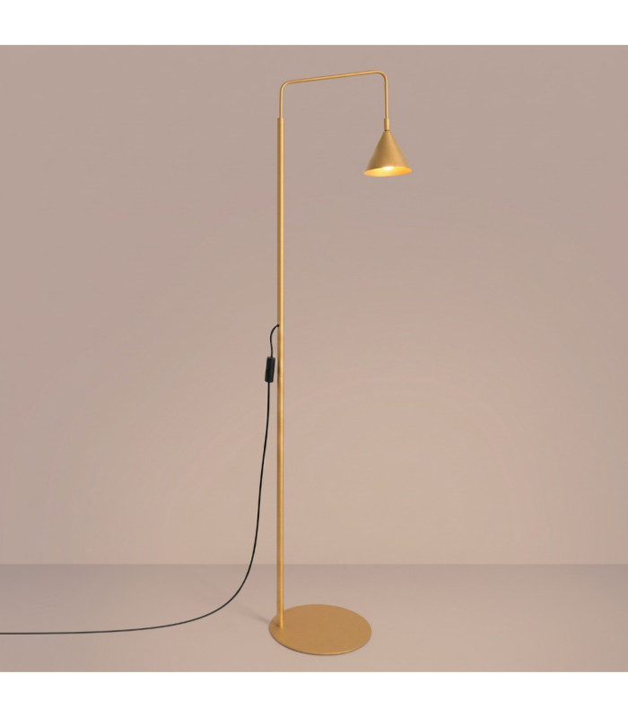 Nox Task Floor Lamp Gold 1x E14-4