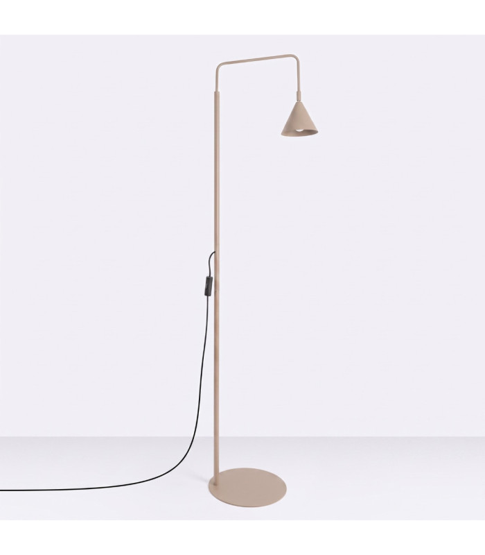Nox Task Floor Lamp Taupe 1x E14-3