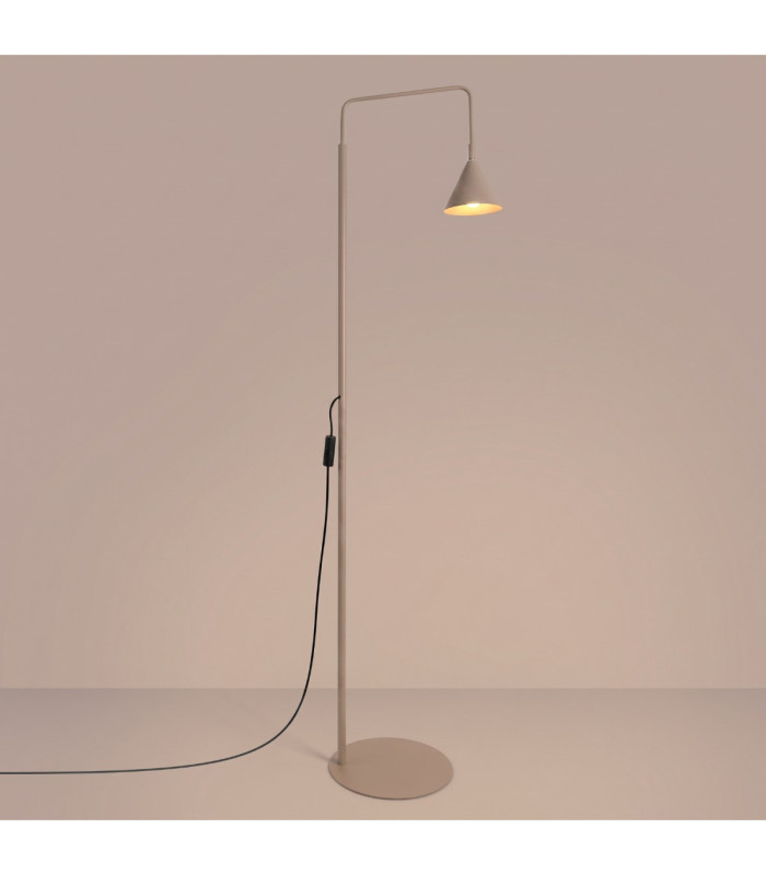 Nox Task Floor Lamp Taupe 1x E14-4