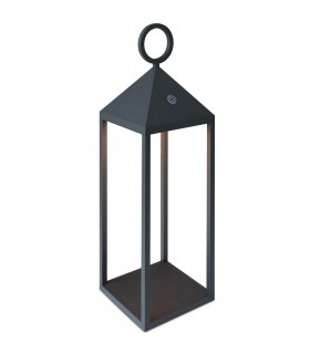 Portable Lantern Small, 2.2W LED, 3000K, 188lm, IP54, Graphite - 1