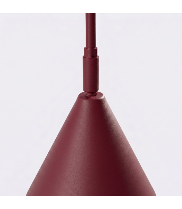 Nox Task Floor Lamp Burgundy 1x E14-7