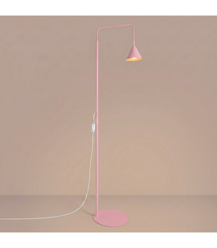 Nox Task Floor Lamp Pink 1x E14-4