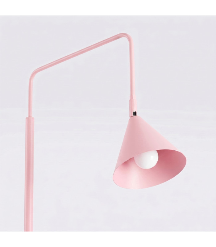 Nox Task Floor Lamp Pink 1x E14-6