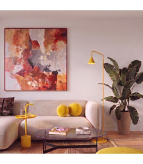 Nox Task Floor Lamp Yellow 1x E14-2