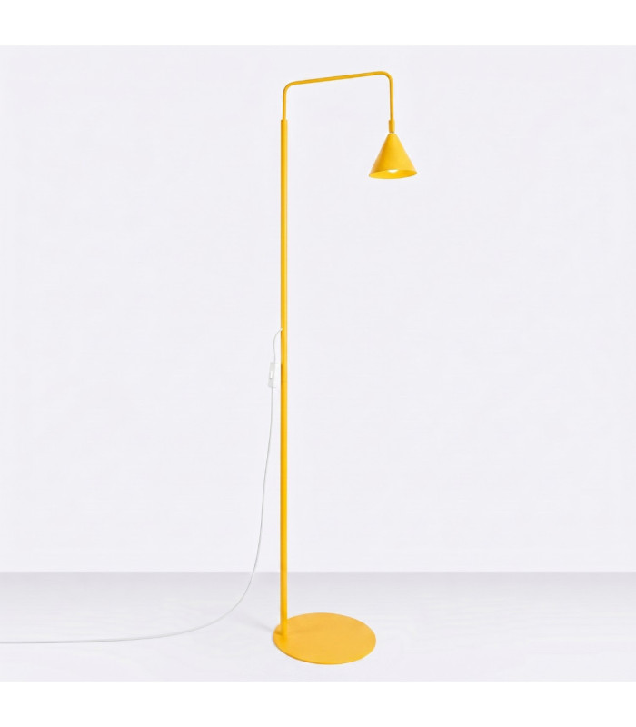 Nox Task Floor Lamp Yellow 1x E14-3